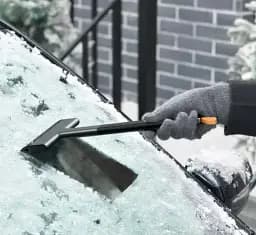 Автомобільний скребок для снігу та льоду BASEUS Quick Clean Car Ice Scraper Black CRQU-01 - мініатюра 5