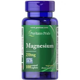 Магній Puritans Pride Magnesium 250 mg 200 каплет