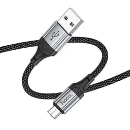 Кабель Hoco X102 USB to MicroUSB 1 м черный