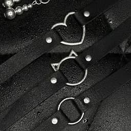 Набір БДСМ чокерів на шию 3 шт.