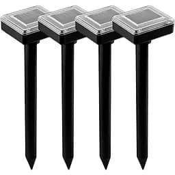 Солнечный садовый отпугиватель кротов грызунов 4 шт.