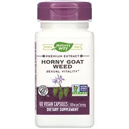 Сексуальне здоров'я (горянка) Nature's Way Horny Goat Weed  500 мг 60 капсул