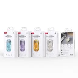 Комп'ютерна мишка XO M12 bluetooth wireless transparent mouse Біла - мініатюра 5