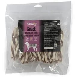Ласощі AnimAll Snack качині спіралі з рибою для собак 500 г