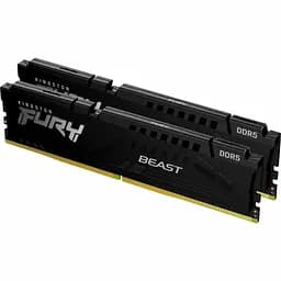 Модуль пам'яті Kingston Fury DDR5 32Gb (2x16) 5600MHz Beast Black (KF556C40BBK2-32)