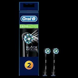 Насадки для електричної зубної щітки Oral-B Cross Action CleanMaximiser Black, 2 шт.