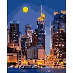 Картина по номерам Ideyka Улицы Манхэттена KHO3611 40х50см