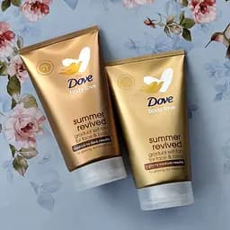 Крем-лосьйон автозасмага для обличчя та тіла Dove Summer Revived від світлого до середнього 75 мл - мініатюра 9