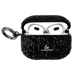 TPU чохол Bling World Rock Diamond для навушників AirPods 3 Чорний - мініатюра 2