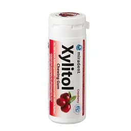 Жувальна гумка з ксилітолом Xylitol Chewing Gum Cranberry 30 шт, Miradent