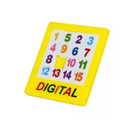 Логічна гра П'ятнашки 1376-B(Yellow) від 1 до 15 жовтий