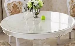 М'яке скло Прозора силіконова скатертина на стіл Soft Glass Захист для меблів 2.3х1.0м (товщина 1.5 мм) - мініатюра 8