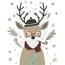 Картина по номерам Art Craft Мистер Олень 40x50 см (11592-AC)