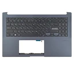 Верхня кришка для Asus M6500QH M6500QC, UA/RU (топкейс+клавіатура, 4pin Backlit, 90NB0YN1-R30UA0, Оригінал)