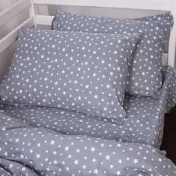 Підковдра MirSon Фланель 012 Grey Stars 110х140 см (2200009653230) - мініатюра 3