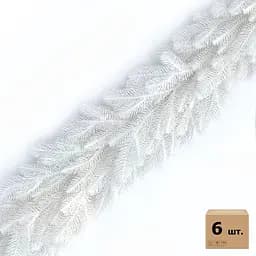 Хвойные гирлянды Hvoya Lux литые белые (6 шт. x 1.2 м)