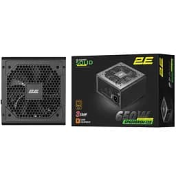 2E Gaming Блок живлення Solid Power (650W), >85%, 80+ Bronze, 120мм, 1xMB 24pin(20+4), 2xCPU 8pin(4+4), 3xMolex, 6xSATA, 4xPCIe 8pin(6+2), Semi Modular - мініатюра 6