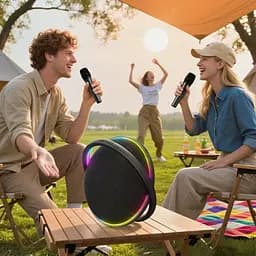 Портативна колонка ACEFAST K5 Max portable wireless speaker Black (6974316285670) - мініатюра 8