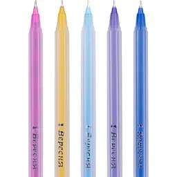 Ручка кулькова 1 Вересня Natural сині чорнила упаковка 30 шт. (411477)