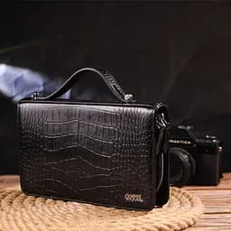 Чоловіча шкіряна барсетка Canpellini 21,5х13,5х4 см sum0022449 - мініатюра 8