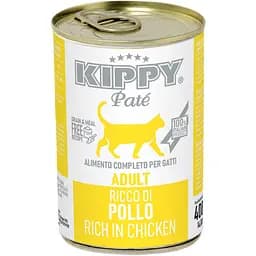 Влажный корм для кошек Kippy паштет с курицей 400 г