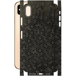 Защитная пленка StatusSKIN для Apple iPhone XS Max Корпус Винил Соты черные
