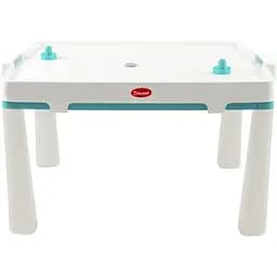 Детский пластиковый стол с насадкой для аэрохоккея Doloni Toys 04580 бирюзовый