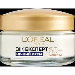 Нічний крем-скульптор проти зморщок L'oreal Paris Вік експерт 65+, 50 мл (A9124700)