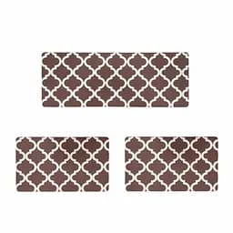 Набор коврики Lovely Svi 3 шт: 44 x74 x1см - 2 шт и 44 x119 x1см Коричневый