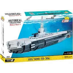 Конструктор Cobi Підводний човен USS Tang SS-306, масштаб 1:144, 777 деталей (COBI-4831)