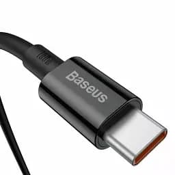 Кабель Baseus Superior Series Fast Charging Cable Type-C to Type-C 100W 1m CATYS-B01 Black - мініатюра 5