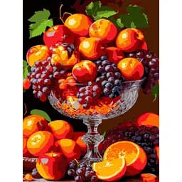 Картина по номерам Strateg Фруктовая палитра 30х40 см (SS-1282)