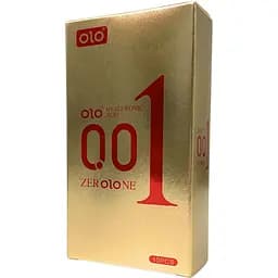 Презервативы Olo 0.01 с точками ребристые 10 шт. (ROZ6501053317)