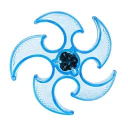 Літаючий бумеранг SB2306Blue гума, зі світлом, 15 см, у пакеті