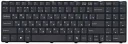 Клавіатура для ноутбука MSI (CR640, CX640) Чорна, (Чорна рамка)