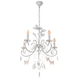 Люстра подвесная Brille свеча для холла E14 40W WH (BCL-691S/5)