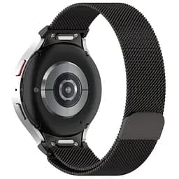 Ремінець металевий для смарт-годинника Google Pixel Watch 40,42,43,44,45,46,47 mm, Milanese Magnetic, чорний, міланська петля, браслет на магнітній застібці, сумісний з годинником Google Pixel Watch, для моделей з розміром корпусу 40,42,43,44,45,46 - мініатюра 2