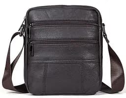 Чоловіча шкіряна сумка Vintage 18х22,5х5,5 см sum0012304