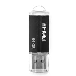 Флеш-накопичувач USB 64GB Hi-Rali Corsair Series Black (HI-64GBCORBK) - мініатюра 4
