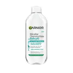 Міцелярна вода Garnier Pure Active Salicylic з саліциловою кислотою для зняття макіяжу та очищення жирної та схильної до недосконалостей шкіри обличчя 400 мл