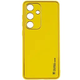 Чохол Epik шкіряний Xshield для Samsung Galaxy A35 Жовтий/Yellow