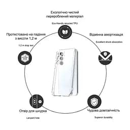 Чохол до мобільного телефона Drobak Acrylic Case with Airbag Samsung Galaxy S24 FE Camera cover (949427) - мініатюра 2