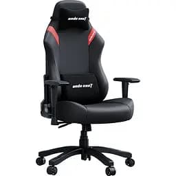 Крісло ігрове Anda Seat Luna Size L Black/Red PVC (AD18-44-BR-PV) - мініатюра 8