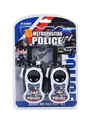 Набор детских раций 007-5B "Полиция", 2шт, 20,5см, на батарейке, слюде 19,5-29-4см (6903317819287)