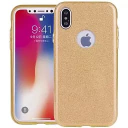 Чохол-накладка Toto TPU Shine Case iPhone X Gold