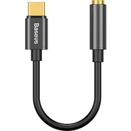 Переходник Baseus L54 Male USB-C to 3.5mm Black (CATL54-01) [112766]