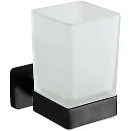 Склянка для зубних щіток VBI Mars black VBI-040104BL чорний матовий