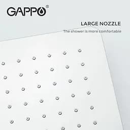 Душова система прихованого монтажу Gappo G7107-40, вилив - перемикач на лійку, 3-функції, хром, Хром - мініатюра 5
