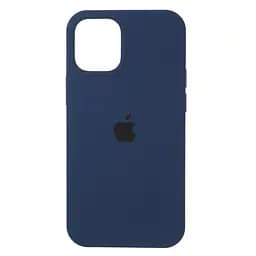 Чехол-накладка силиконовый противоударный для Apple iPhone 12 mini, панель с защитой всего корпуса, софт тач, deep navy, ArmorStandart (ARM57600)