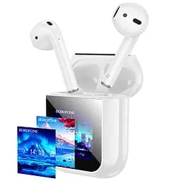 Бездротові навушники BOROFONE BW86 Brocade true wireless BT headset with touch screen White
